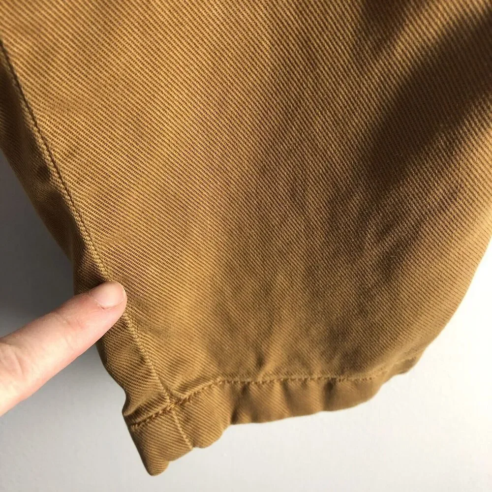 White House Black Market Sz 6 Cargo Pants High‎ Rise Straight Ankle Bronze Brown